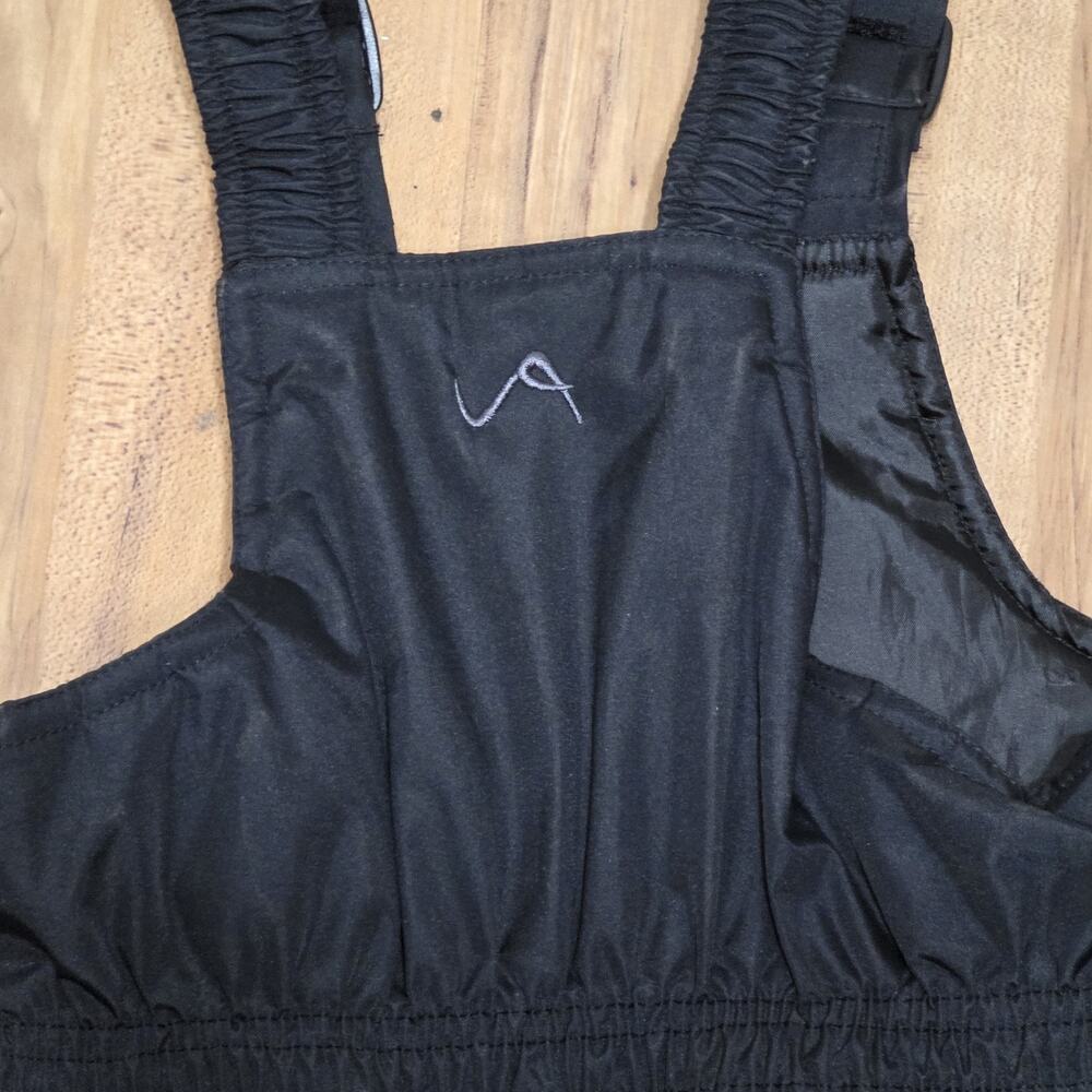 Vertical9 Youth Ski Snow Bib Overalls Black Insulated Winter Snow Pants Size 4